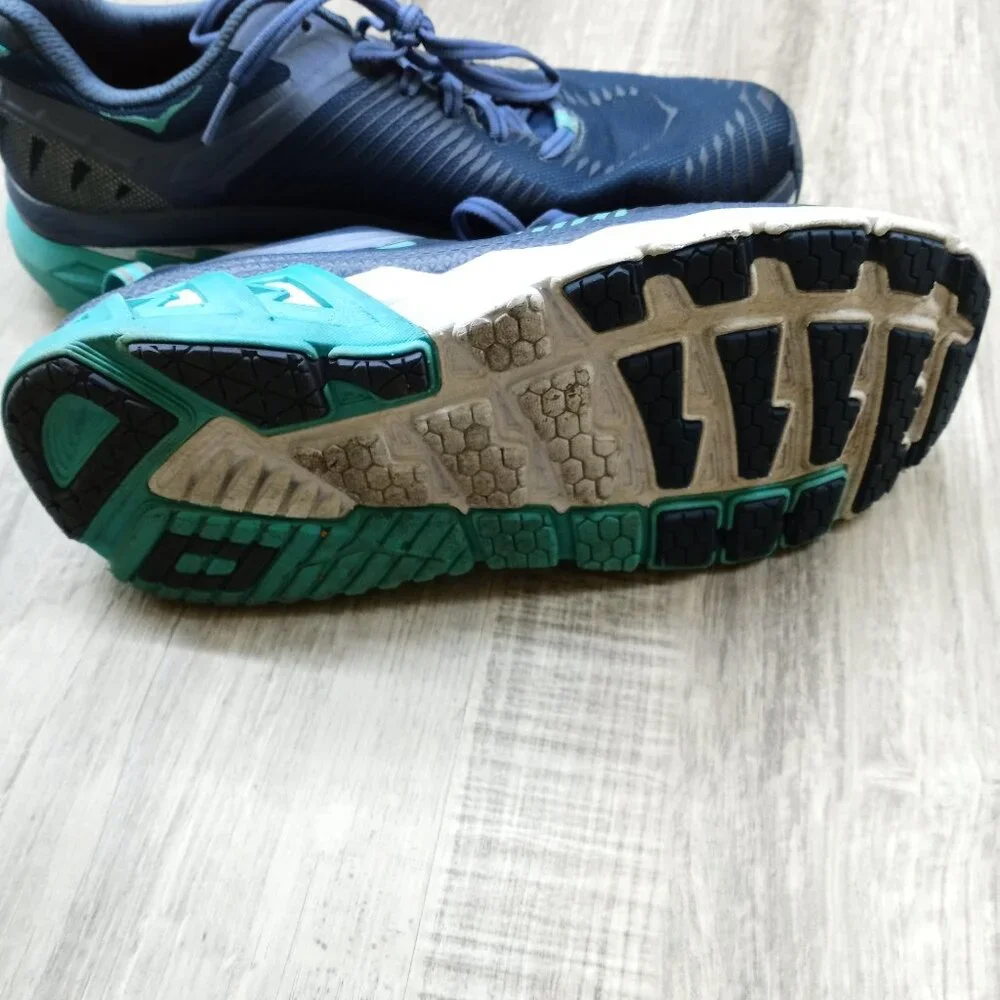 HOKA One One Blue Turquoise Running Shoes Women's 10